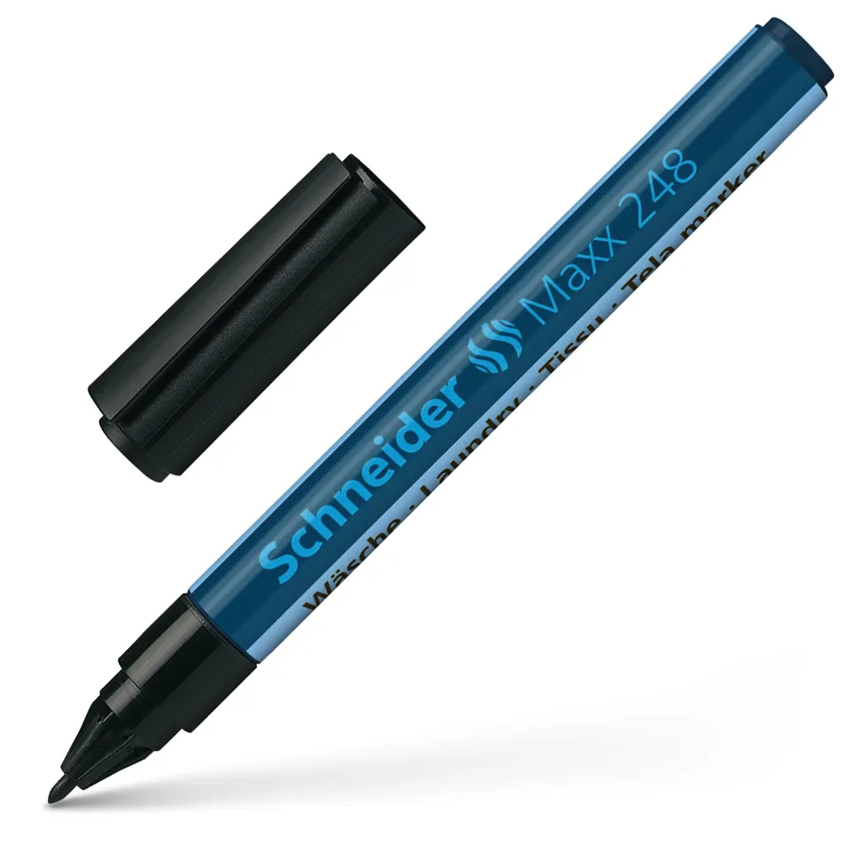 schneider-maxx-248-w-sche-textilmarker-schwarz-1-st-ck image 1