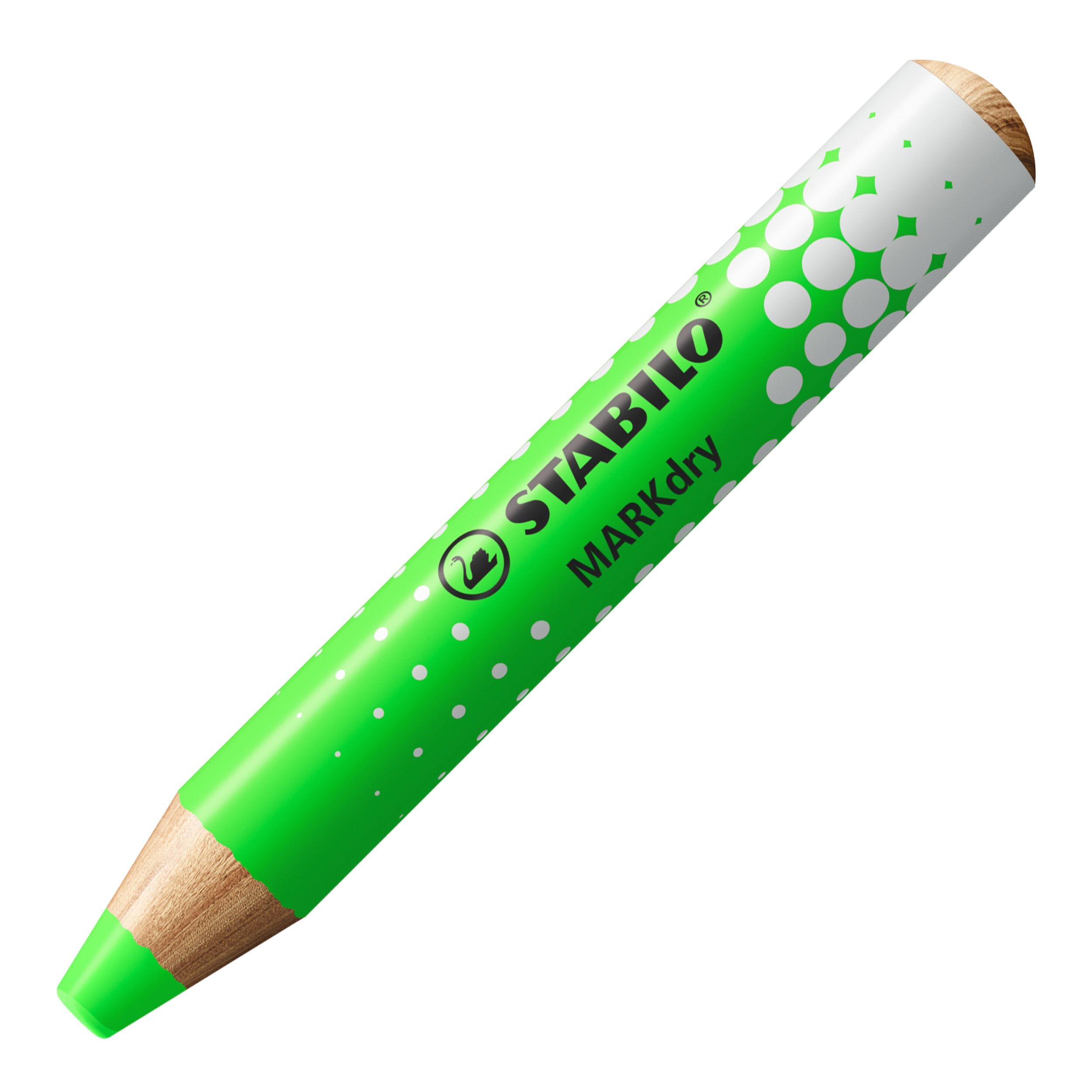 stabilo-markdry-whiteboard-und-flipchartmarker-holzgefasst-xxl-mine image 2