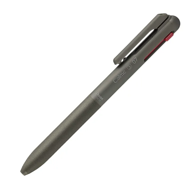 pentel-calme-bxac37d-3-farb-kugelschreiber-0-7-mm-schwarz-rot-blau image 1