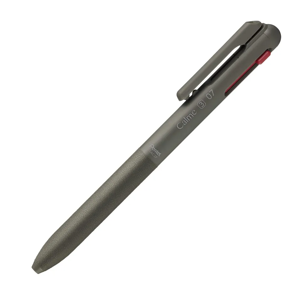 pentel-calme-bxac37d-3-farb-kugelschreiber-0-7-mm-schwarz-rot-blau image 1