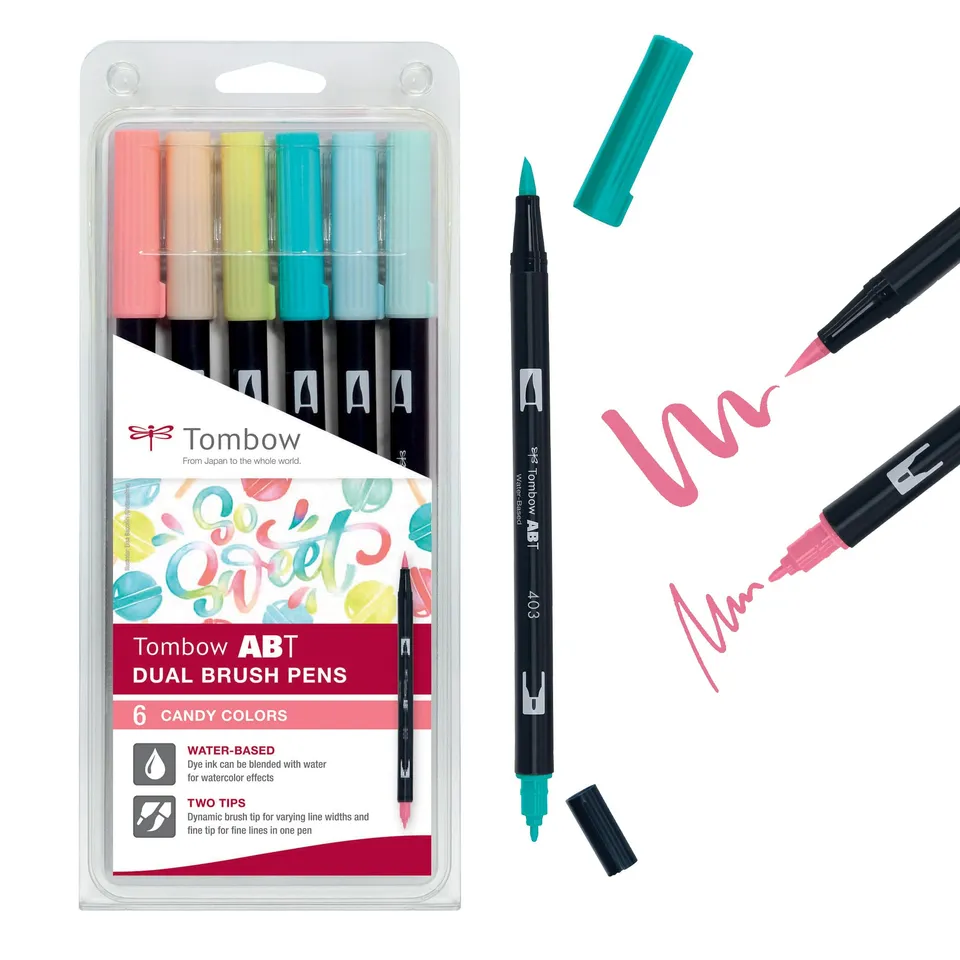 tombow-abt-dual-brush-pen-candy-colours-6er-set image 1