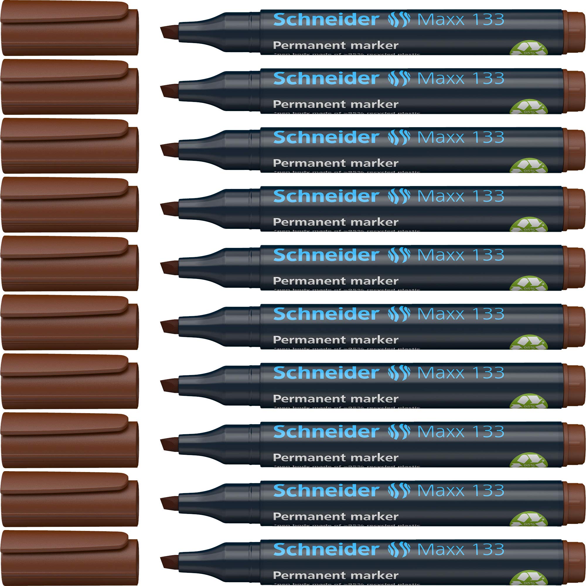 schneider-maxx-133-permanent-marker-keilspitze-1-4-mm-10er-pack-rot image 8