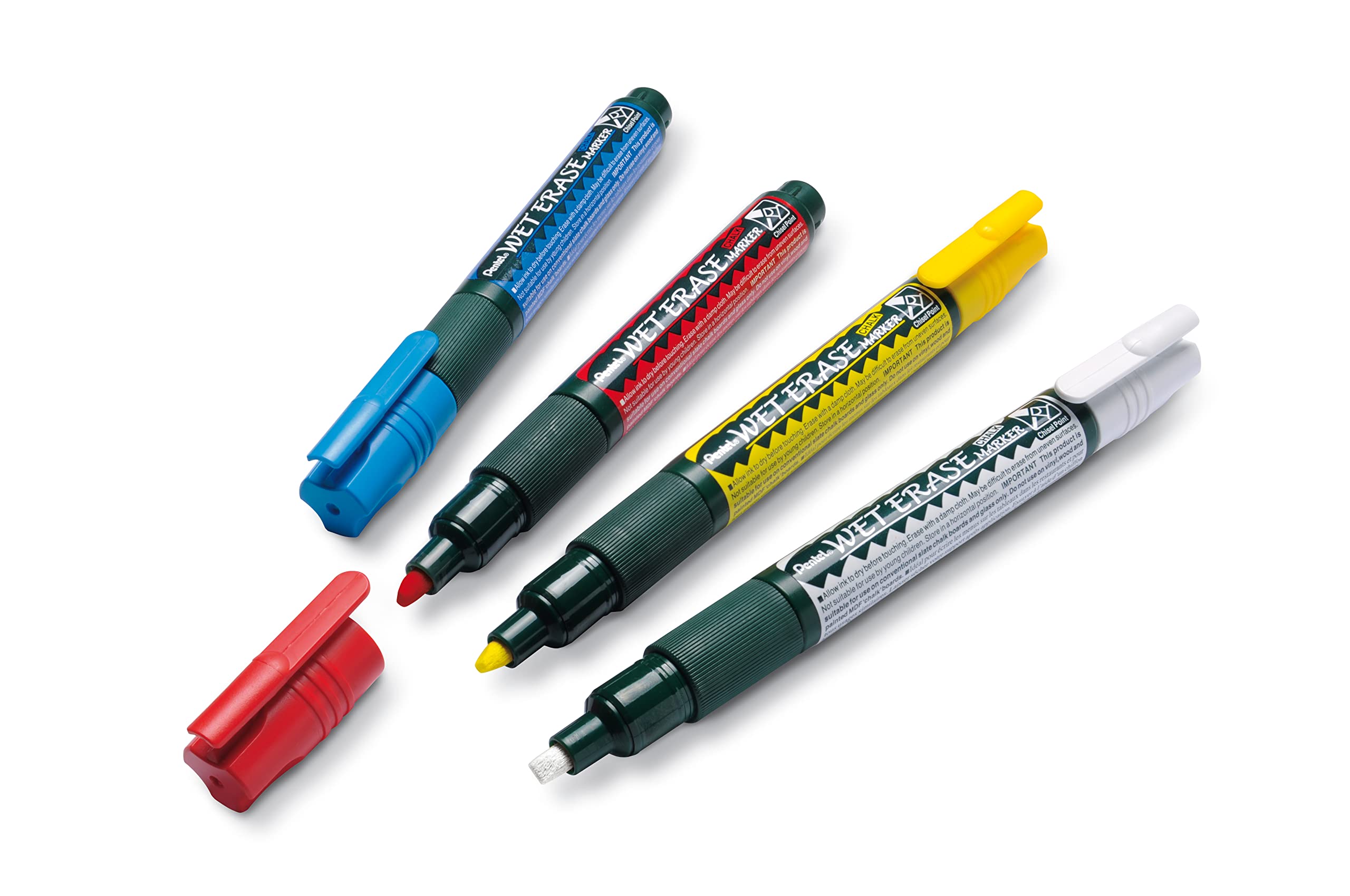pentel-smw26-glas-marker-keilspitze-1-5-4-0-mm-4er-set image 3