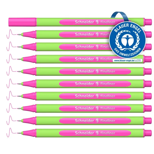 schneider-line-up-fineliner-0-4-mm-neon-pink-10-st-ck image 1