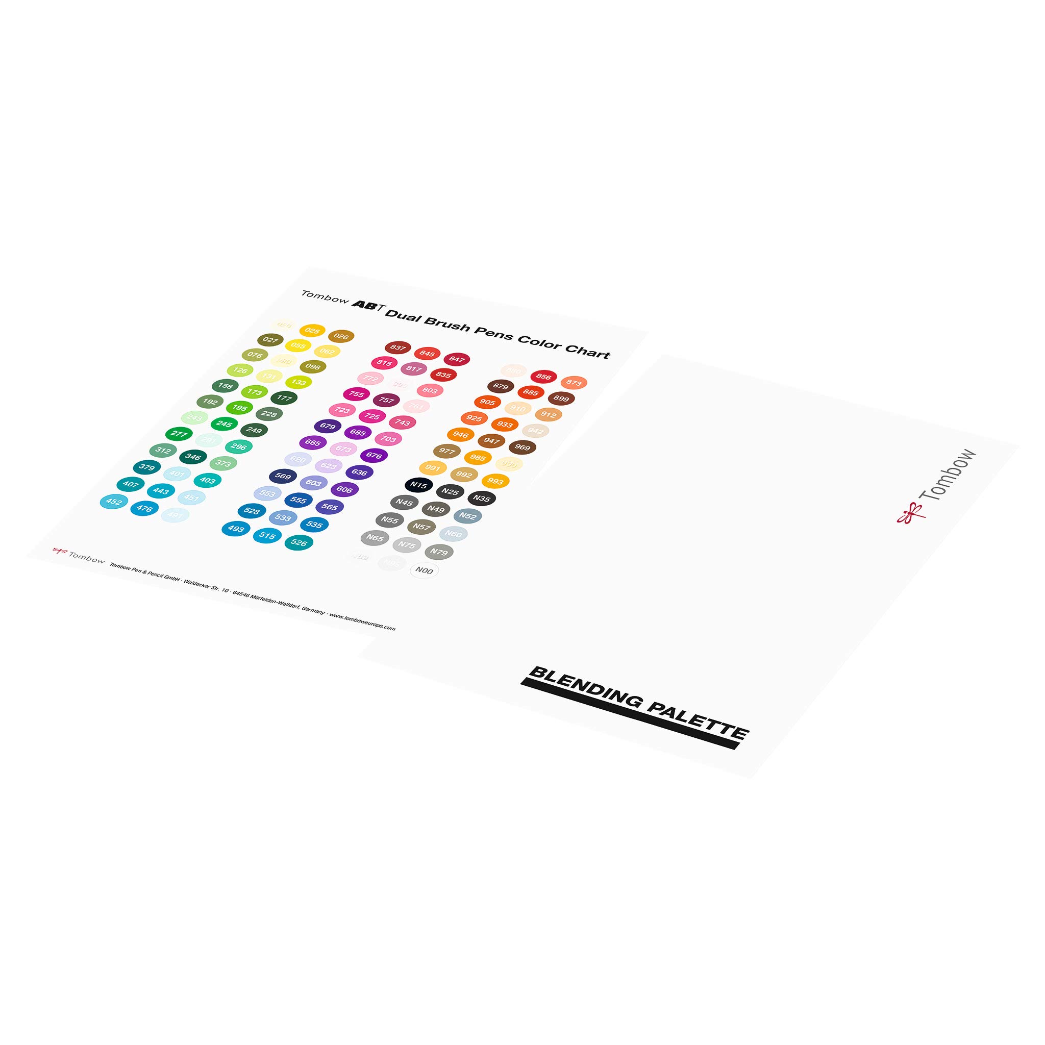 tombow-abt-blending-palette-set-farbmischpalette-13x20-cm-mit-blender-und-spr-he image 2