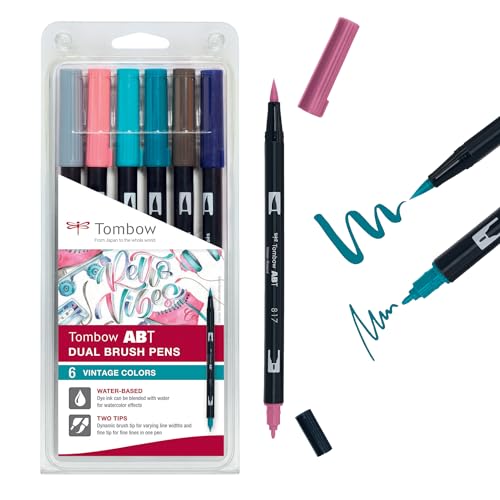 tombow-abt-dual-brush-pen-vintage-colours-6er-set-mit-doppelspitze image 5