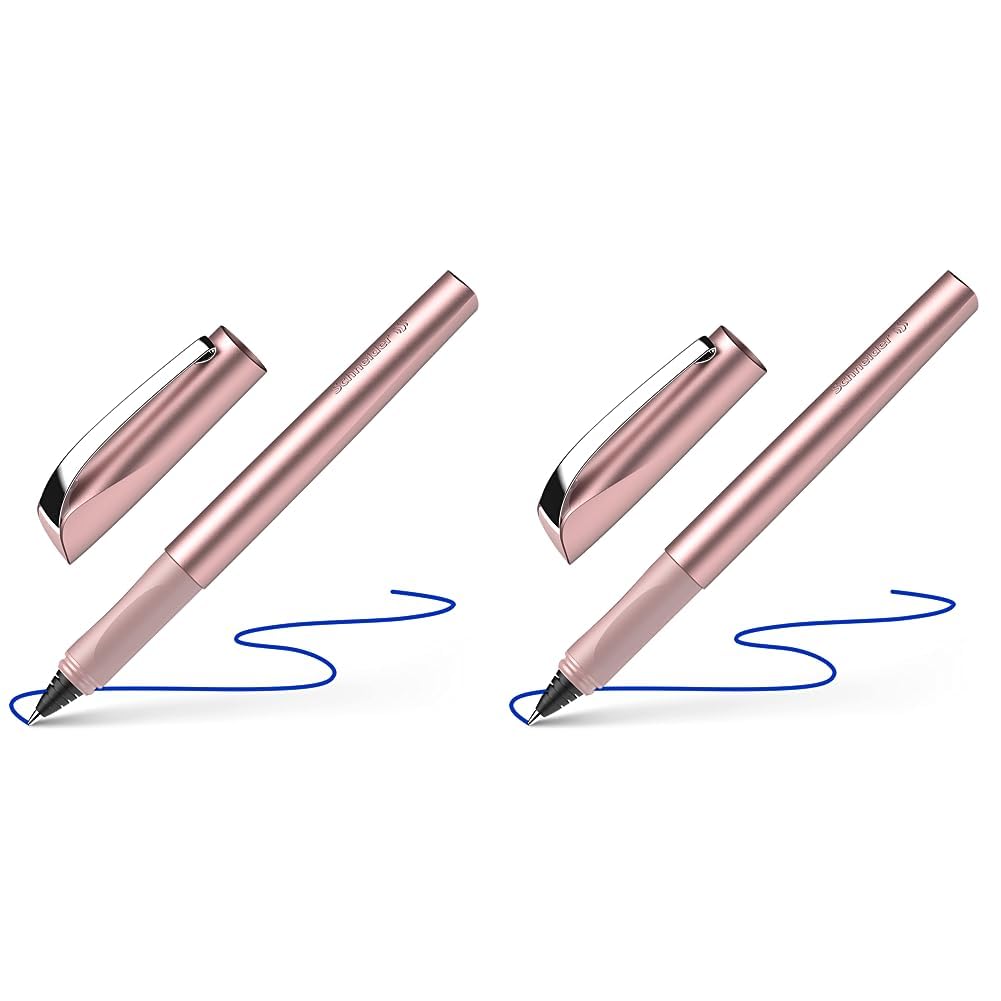 schneider-ceod-shiny-tintenroller-m-powder-pink-mit-patrone-k-nigsblau image 7