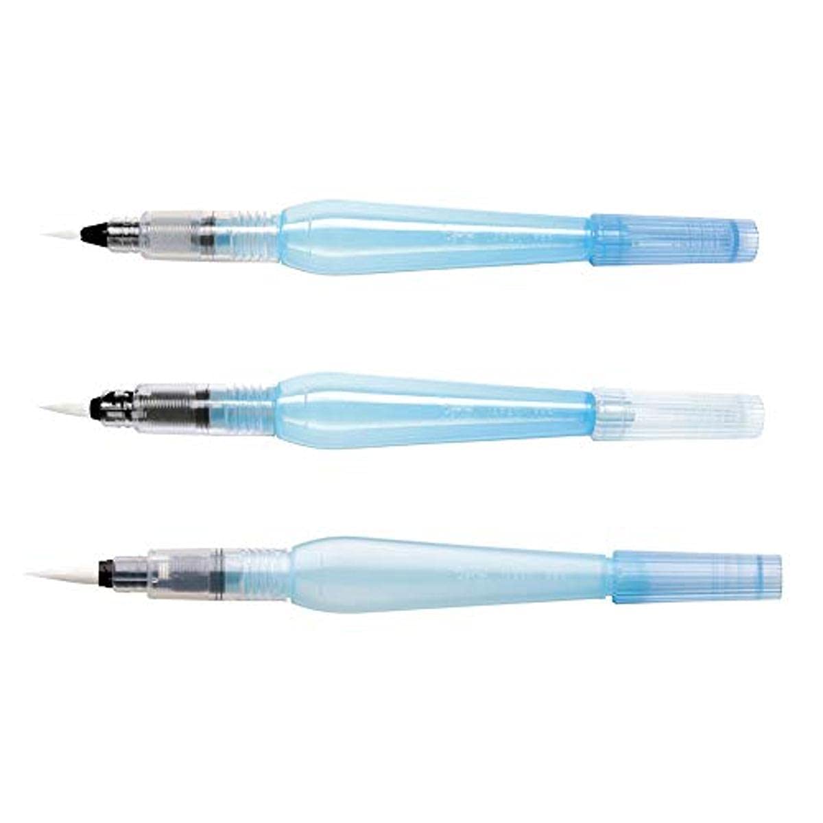 pentel-aquash-xfrh-3-bfm-wassertankpinsel-3er-set-rund-fein-medium-breit image 1