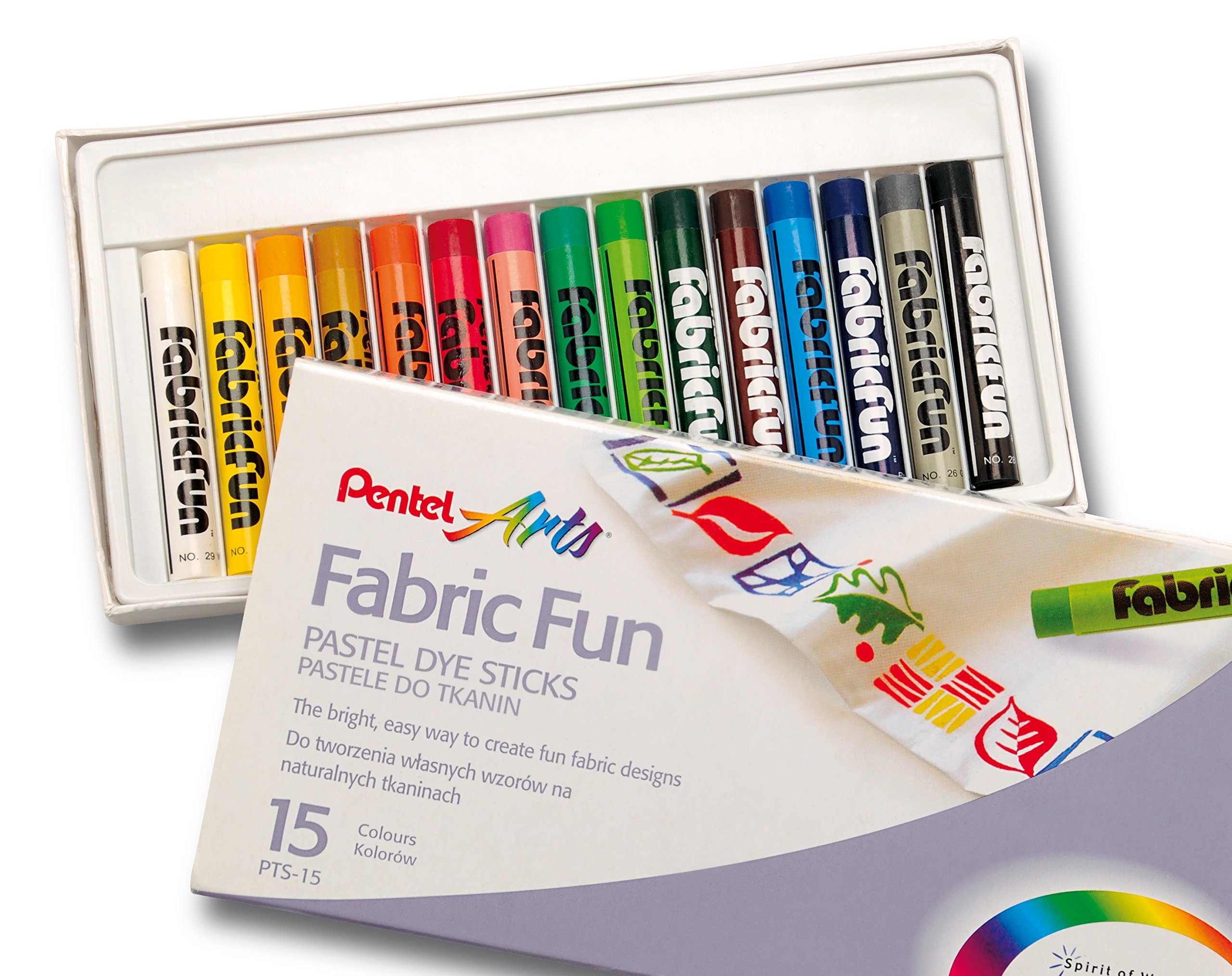 pentel-fabric-fun-pts-15-stoffmalkreide-15er-etui image 3