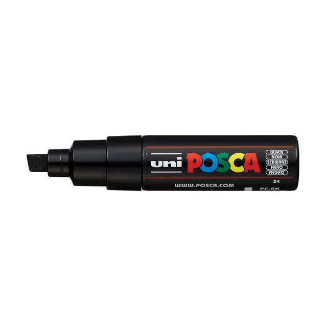 uni-posca-pc-8k-acryl-farbmarker-mit-breiter-keilspitze image 1
