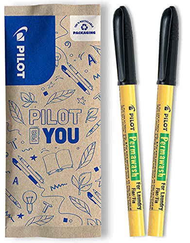 pilot-permawash-textilmarker-1-0-mm-2er-set-schwarz image 7