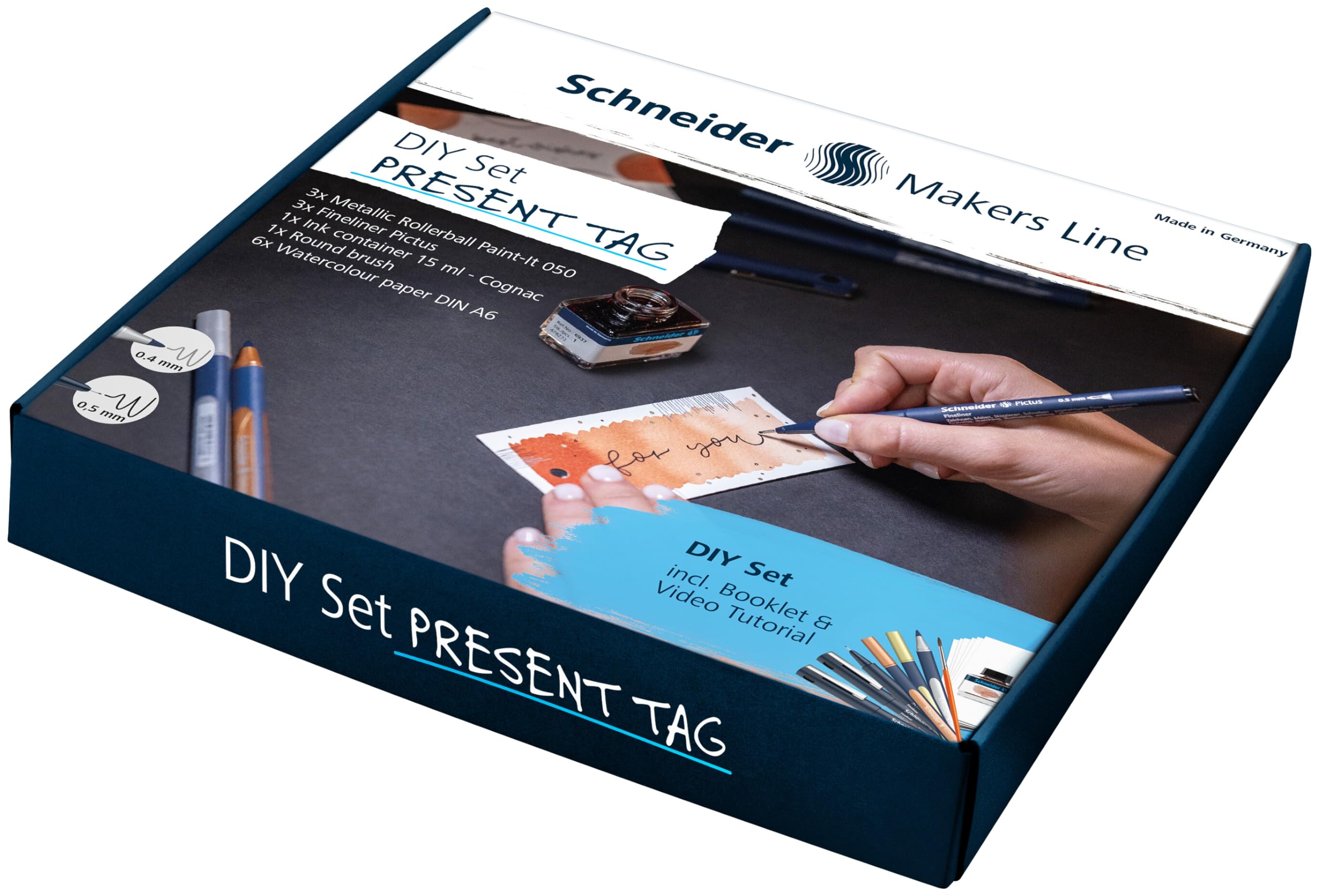 schneider-diy-set-postkarte-kreativset-mit-stiften-aquarellpapier-und-anleitung image 7