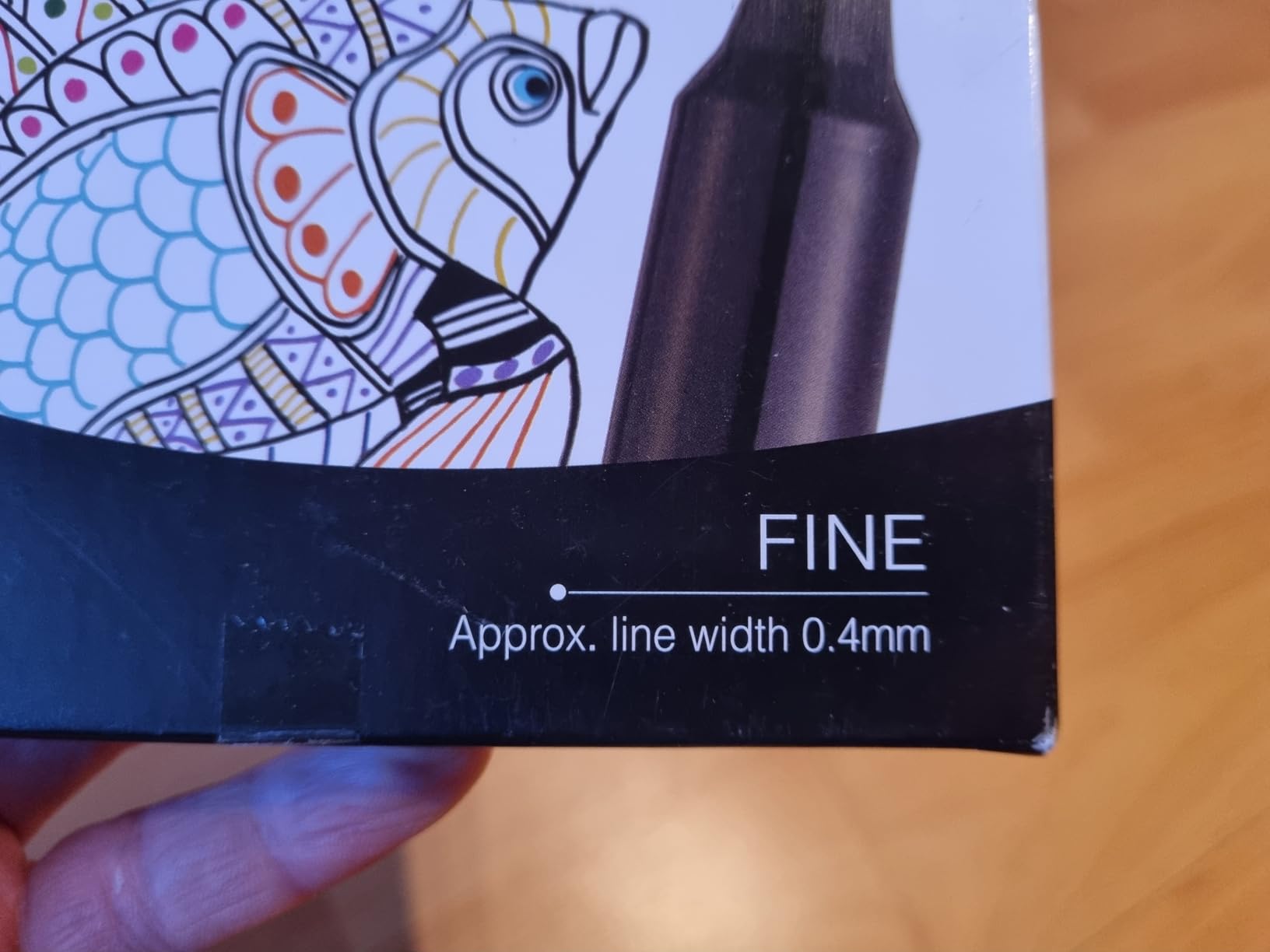 Schön schwarz, verbraucht sich schnell