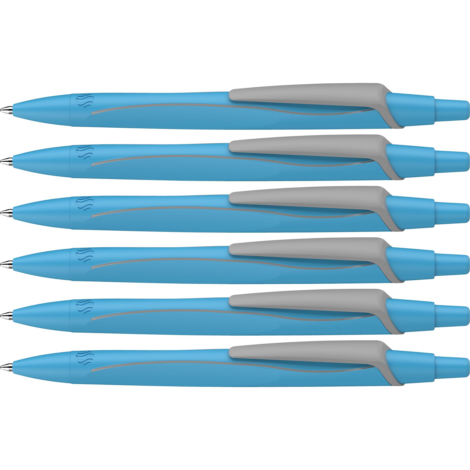 schneider-reco-neon-edition-kugelschreiber-neonblau-blau-6-st-ck image 1