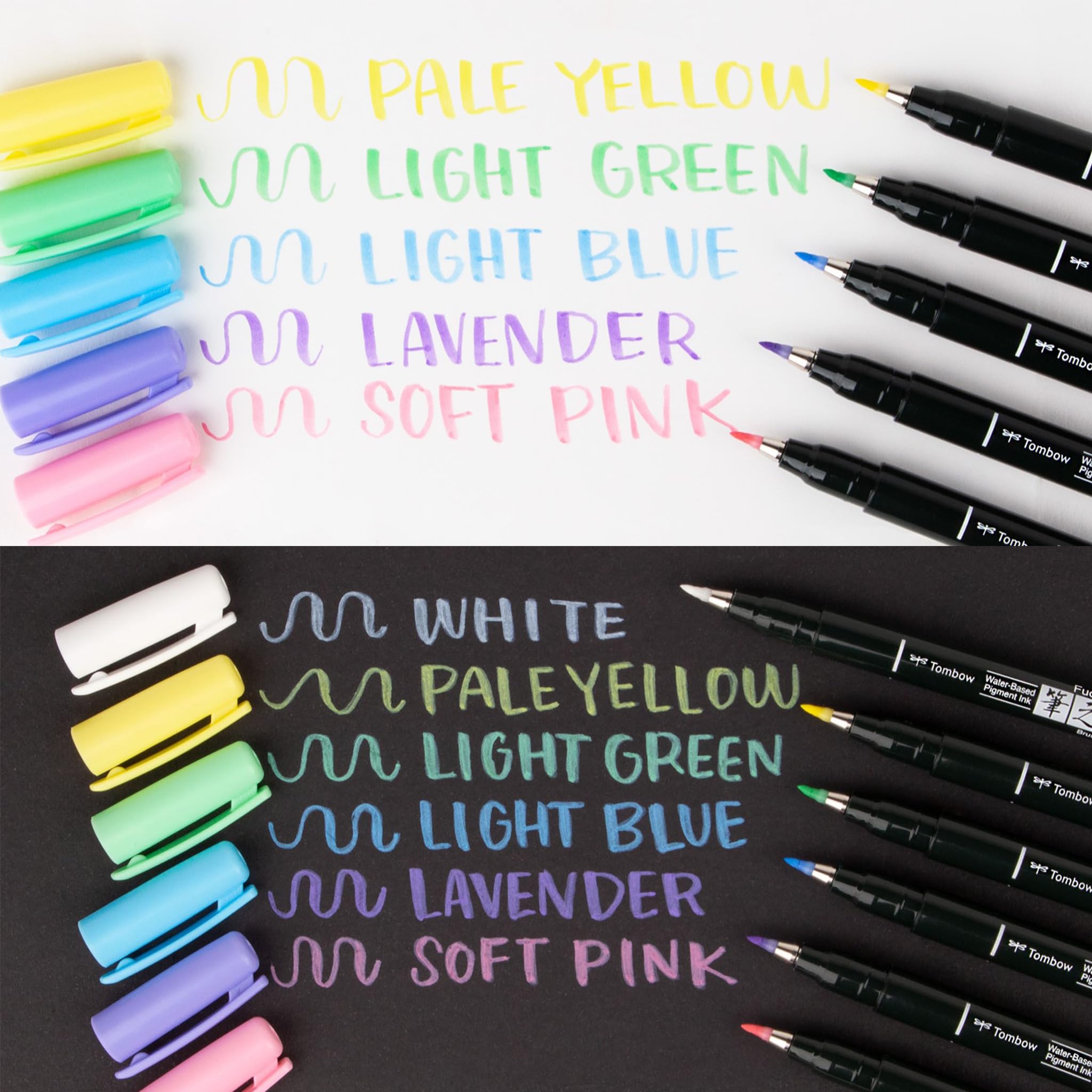 tombow-fudenosuke-pastel-brush-pen-6er-set-f-r-schwarzes-papier image 5