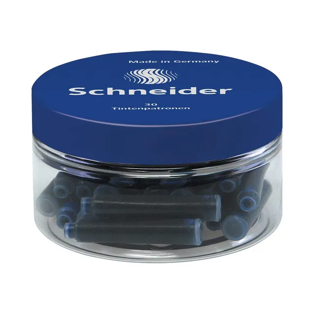 schneider-tintenpatronen-standard-k-nigsblau-30-st-ck-runddose image 1