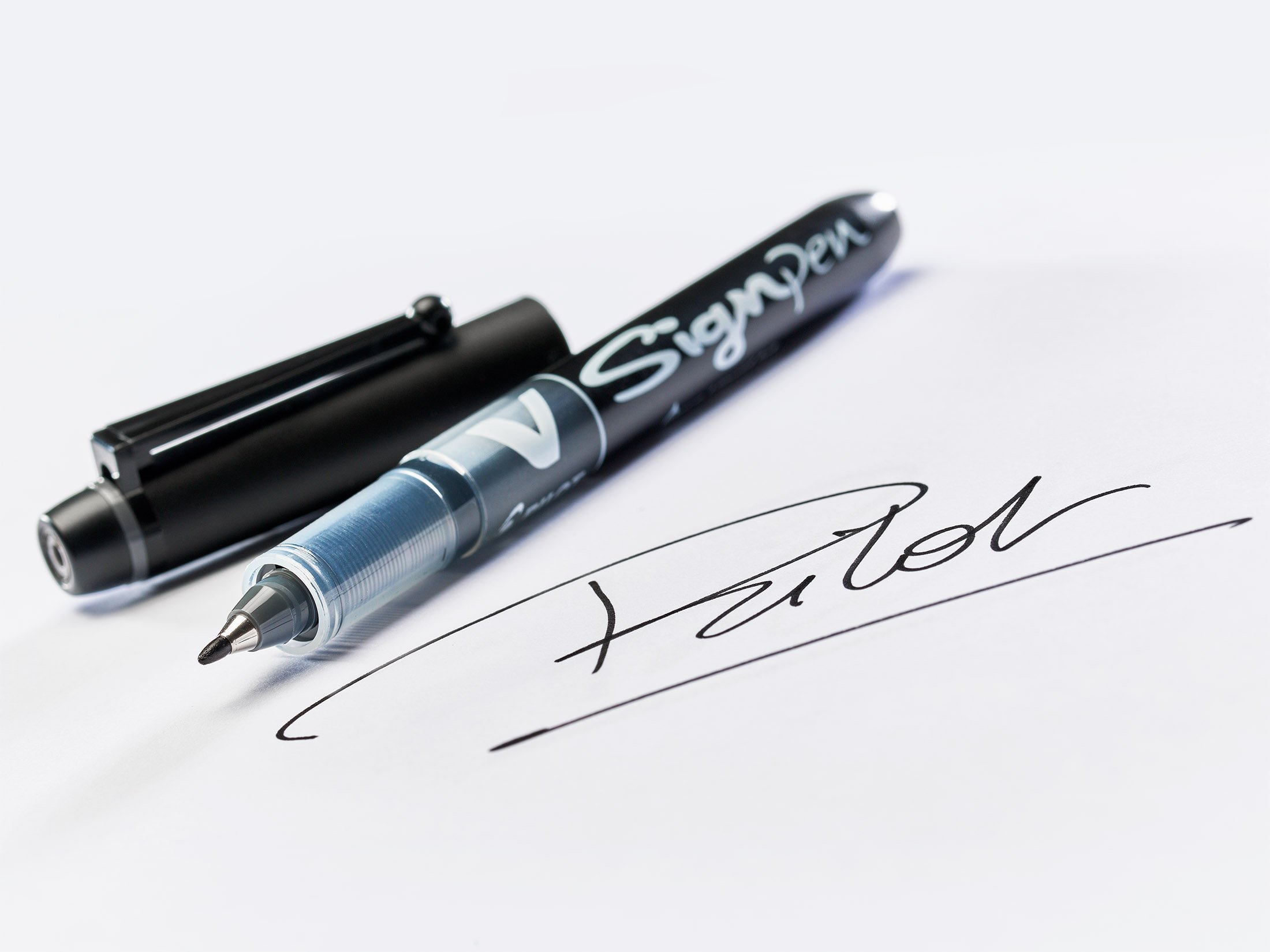 pilot-v-sign-pen-faserschreiber-blau-4er-pack image 7