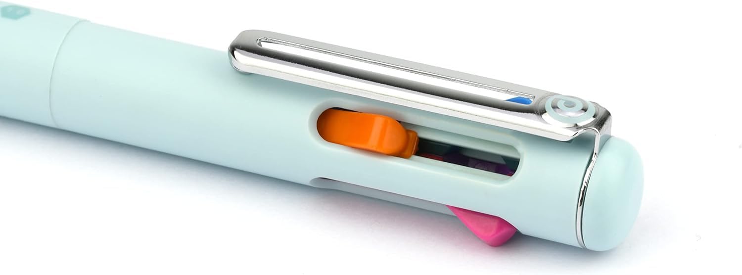 pentel-izee-bxc470-lc-4-farben-kugelschreiber-0-5-mm-orange-hellblau-pink-violet image 3