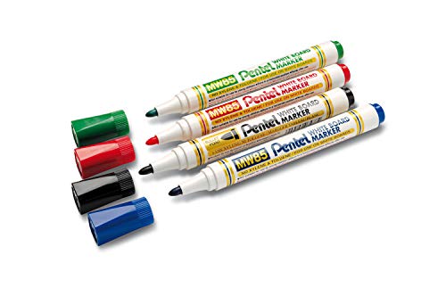 pentel-mw85-4-white-board-marker-2-0-mm-4er-set-sortiert image 4