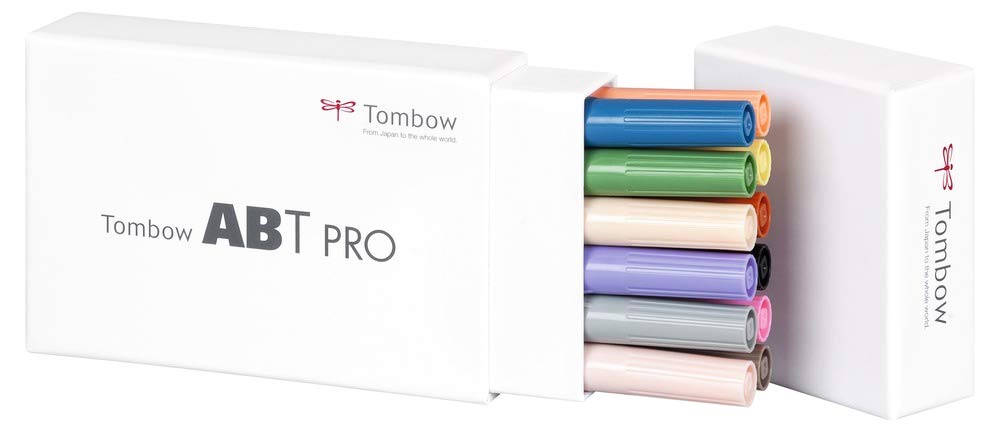 tombow-abt-pro-abtp-12p-5-alkoholmarker-manga-set-mit-doppelspitze image 2