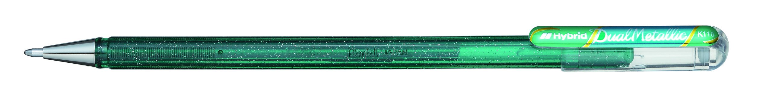 pentel-k110-dvx-dual-metallic-hybrid-gelroller-lila-blau-glitzer-gelstift-0-5-mm image 7