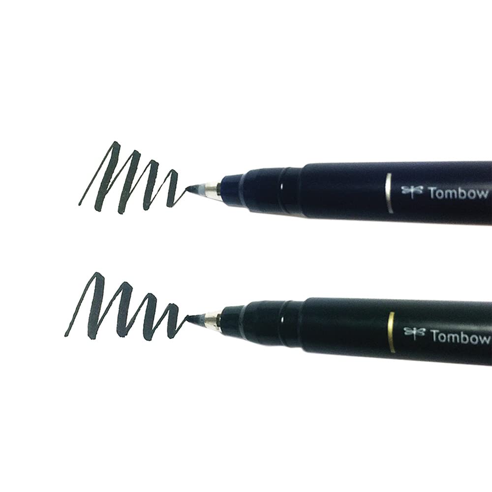 tombow-fudenosuke-ws-bh-brush-pen-mit-harter-spitze-schwarz image 4