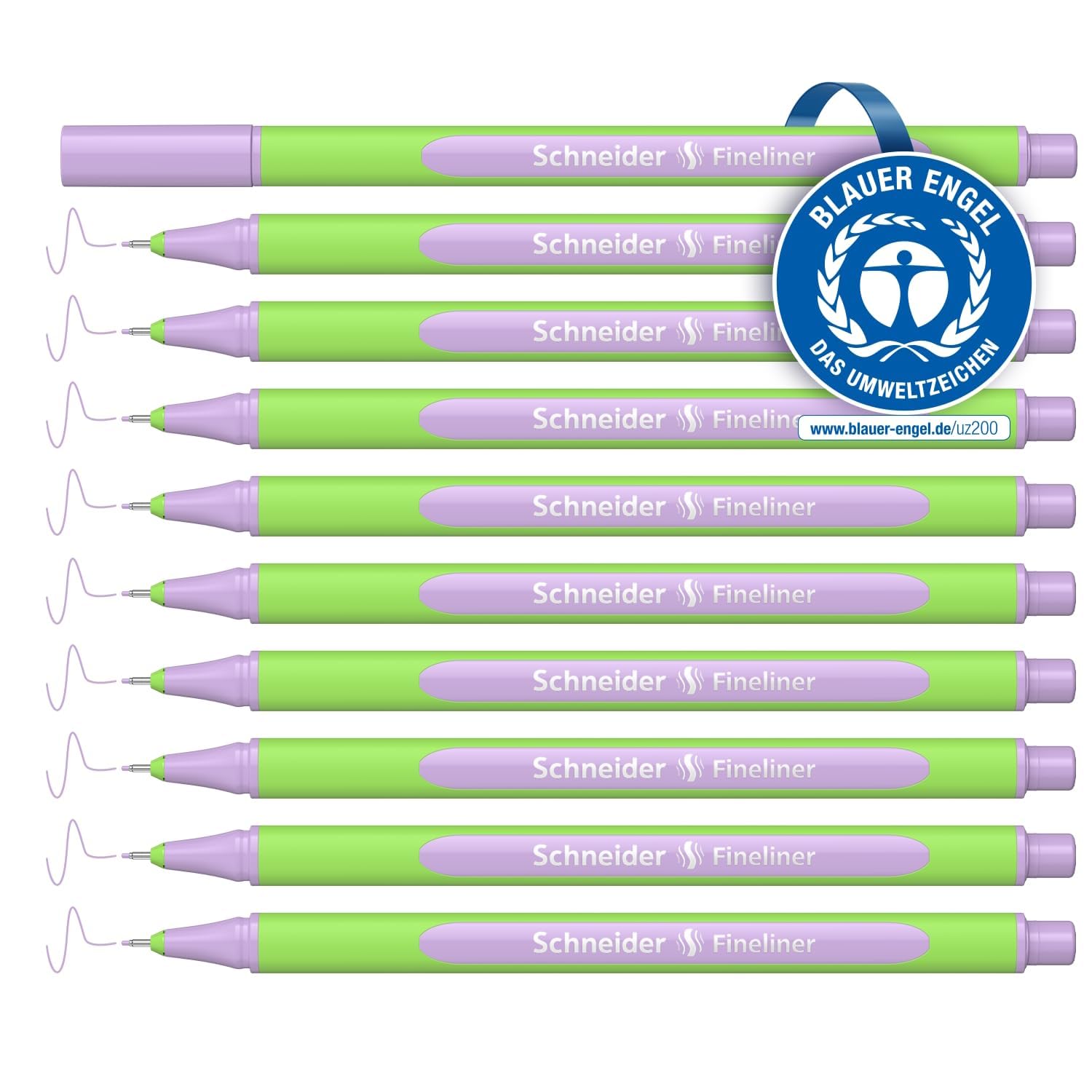 schneider-line-up-pastell-fineliner-0-4-mm-pastel-lilac-10-st-ck image 1