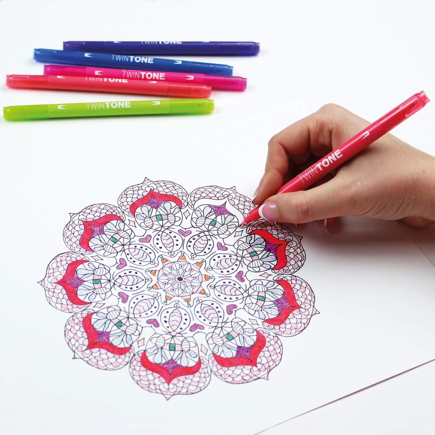 tombow-twintone-marker-set-bright-12-farben-dual-tip image 7