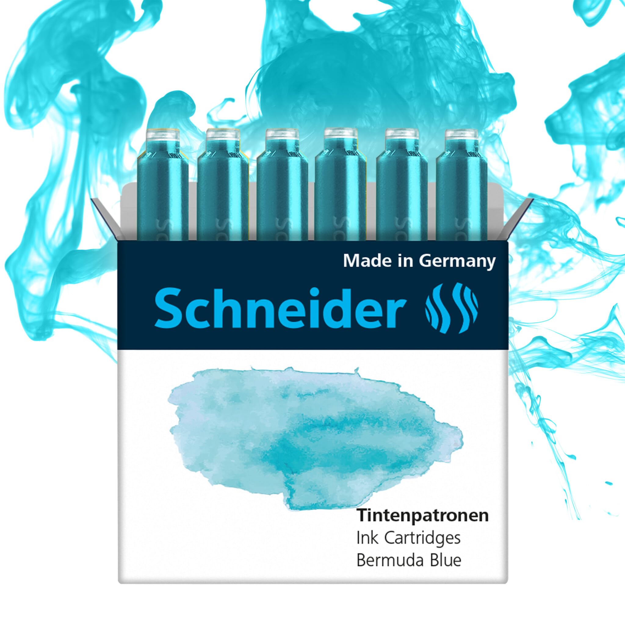 schneider-pastell-tintenpatronen-bermuda-blue-6-st-ck-standard image 1