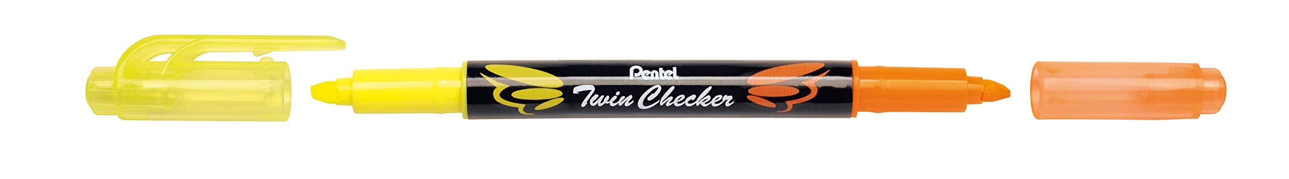 pentel-slw8-4-twinchecker-textmarker-doppelspitze-4er-set-sortiert image 3