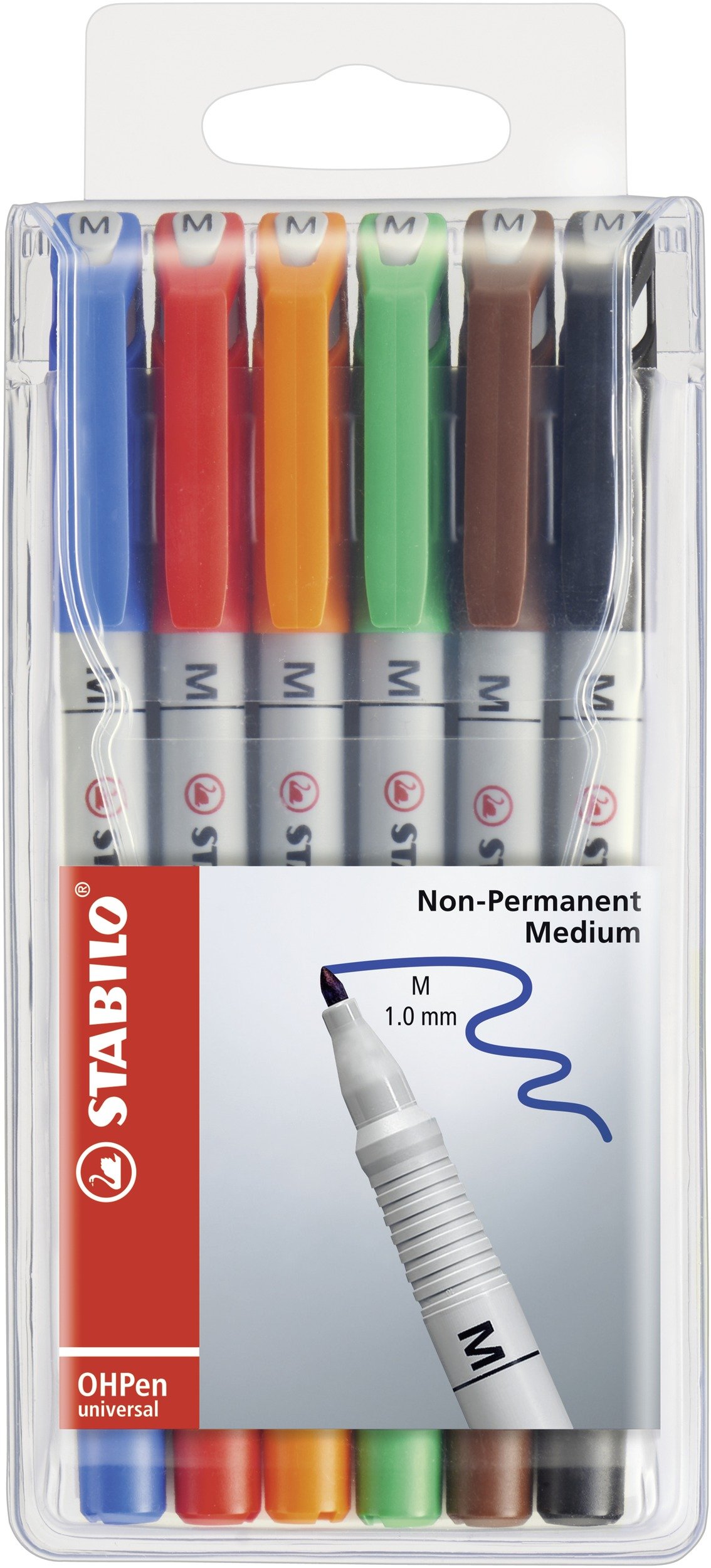 stabilo-ohpen-universal-folienstift-wasserl-slich-medium-6er-pack-in-6-farben image 1