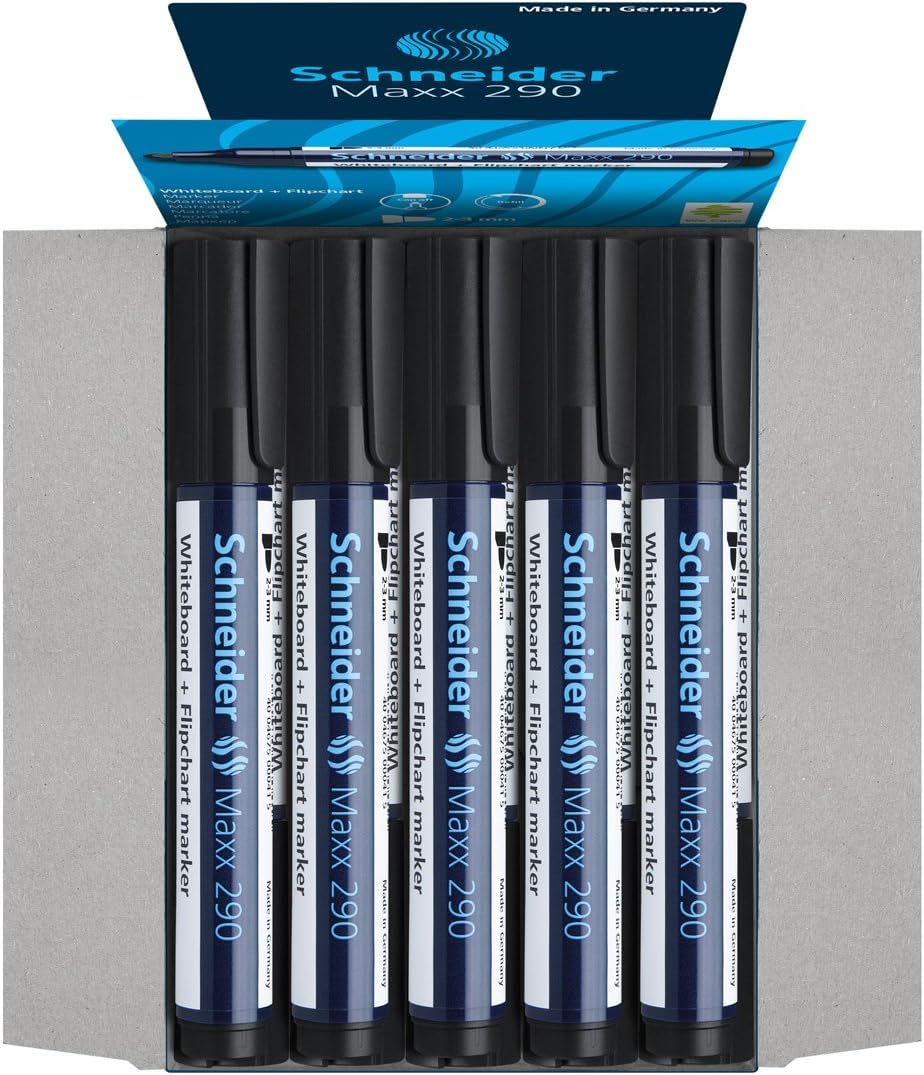 schneider-maxx-290-whiteboard-marker-2-3-mm-10er-pack-schwarz image 2