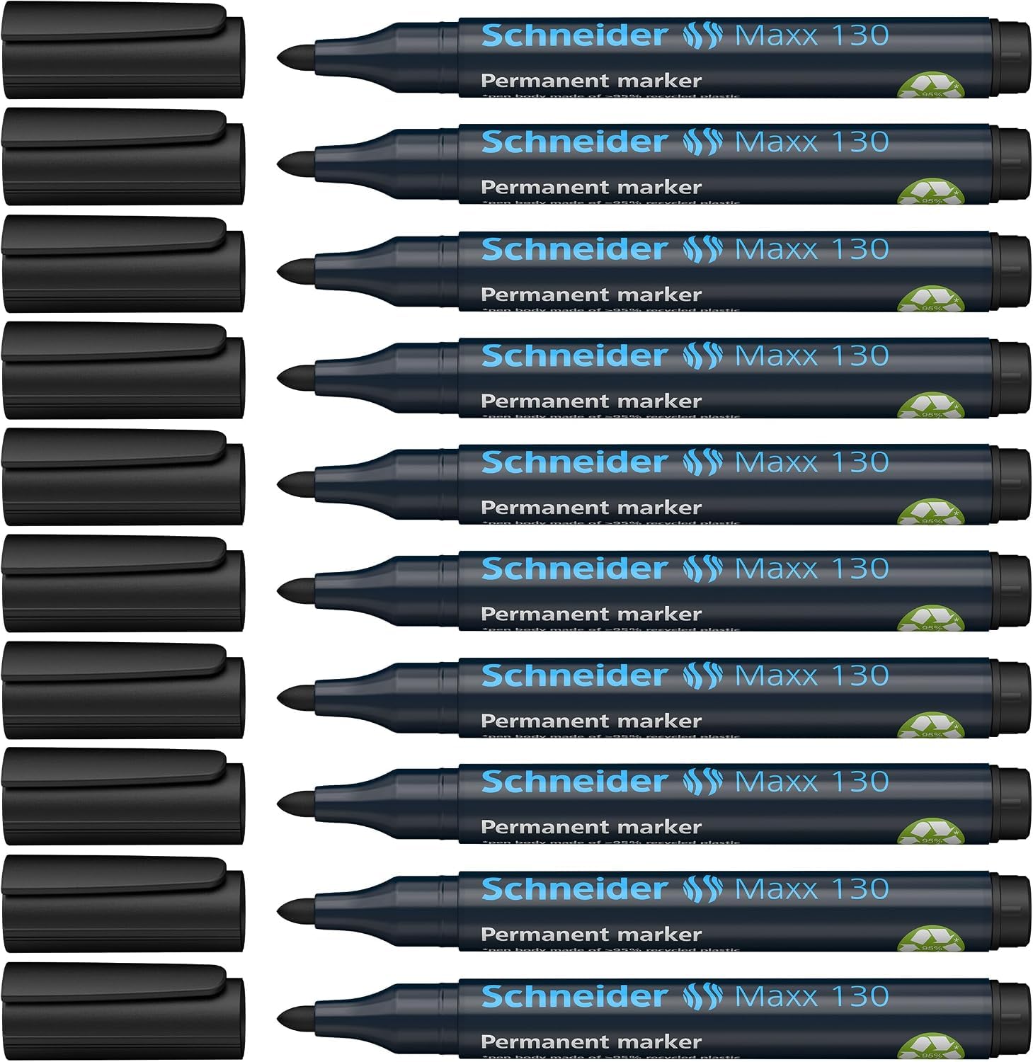 schneider-maxx-130-permanentmarker-rundspitze-1-3-mm-schwarz-10er-pack image 1