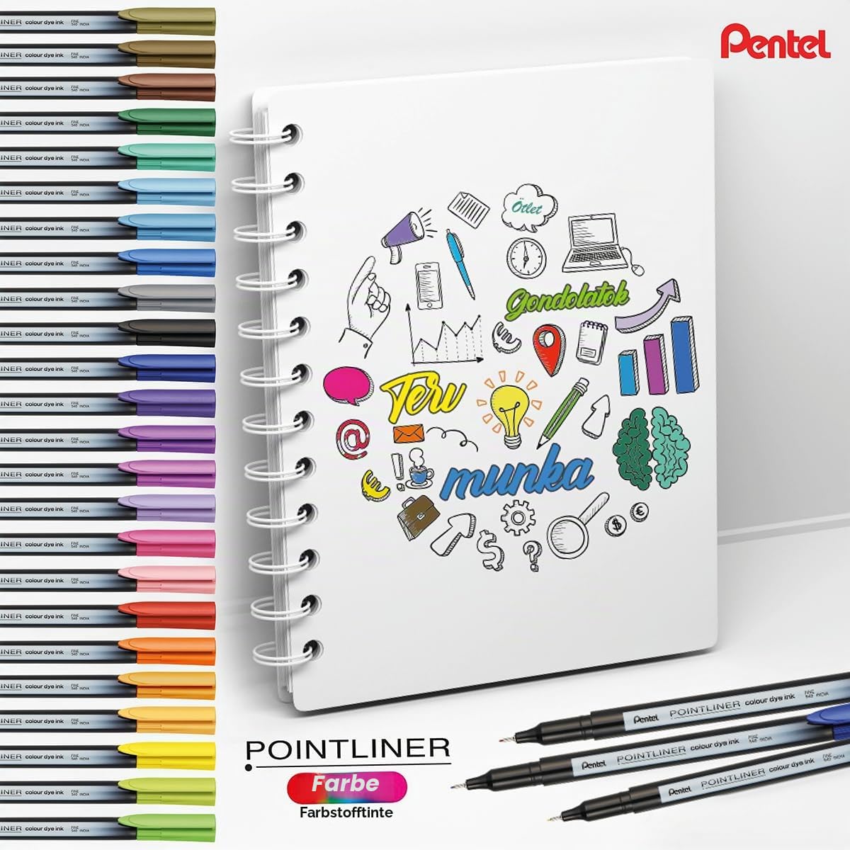 pentel-pointliner-s40-fineliner-0-4-mm-schwarz-12-st-ck image 6
