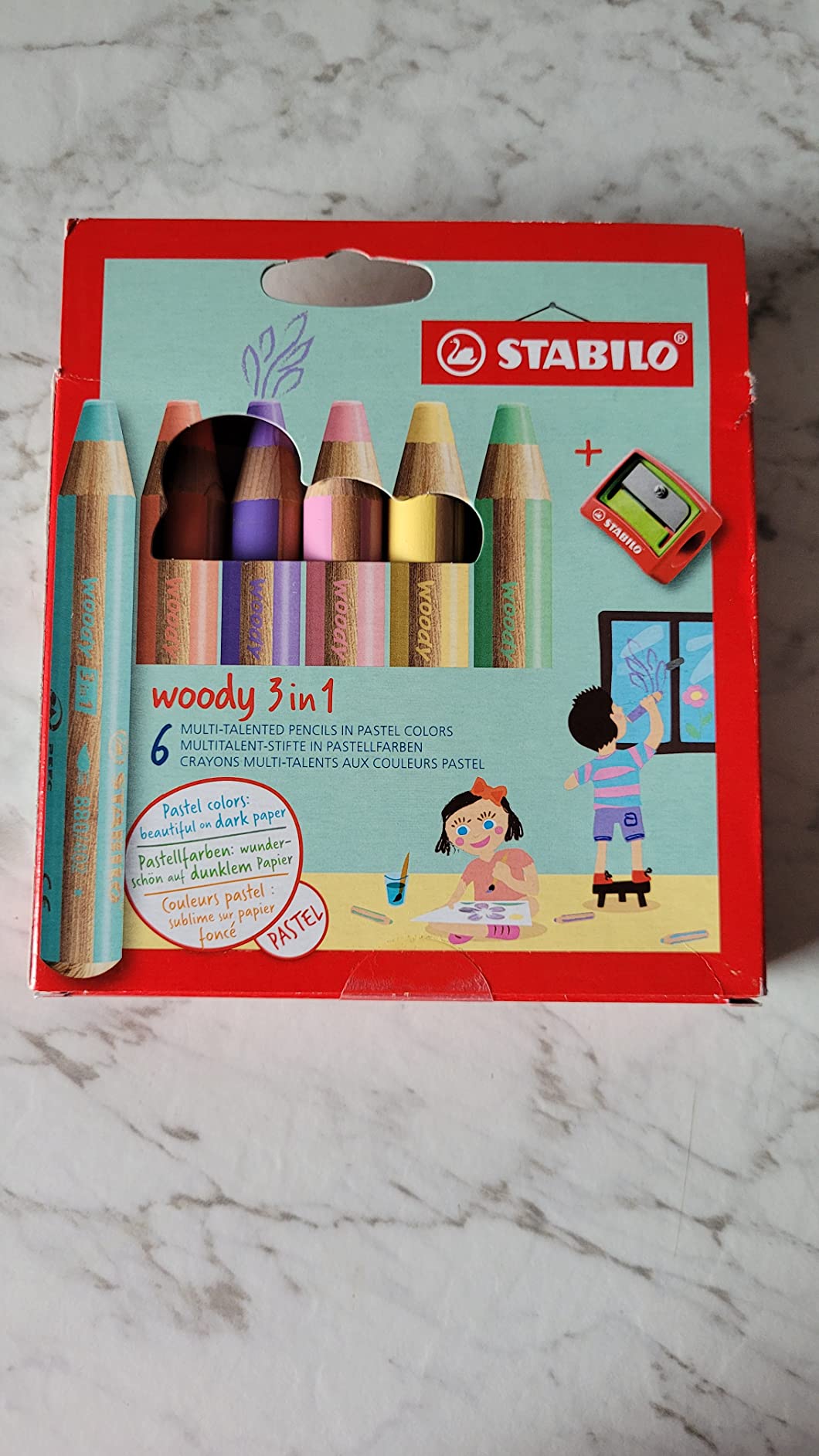 Tolle Farben, wird schnell stumpf