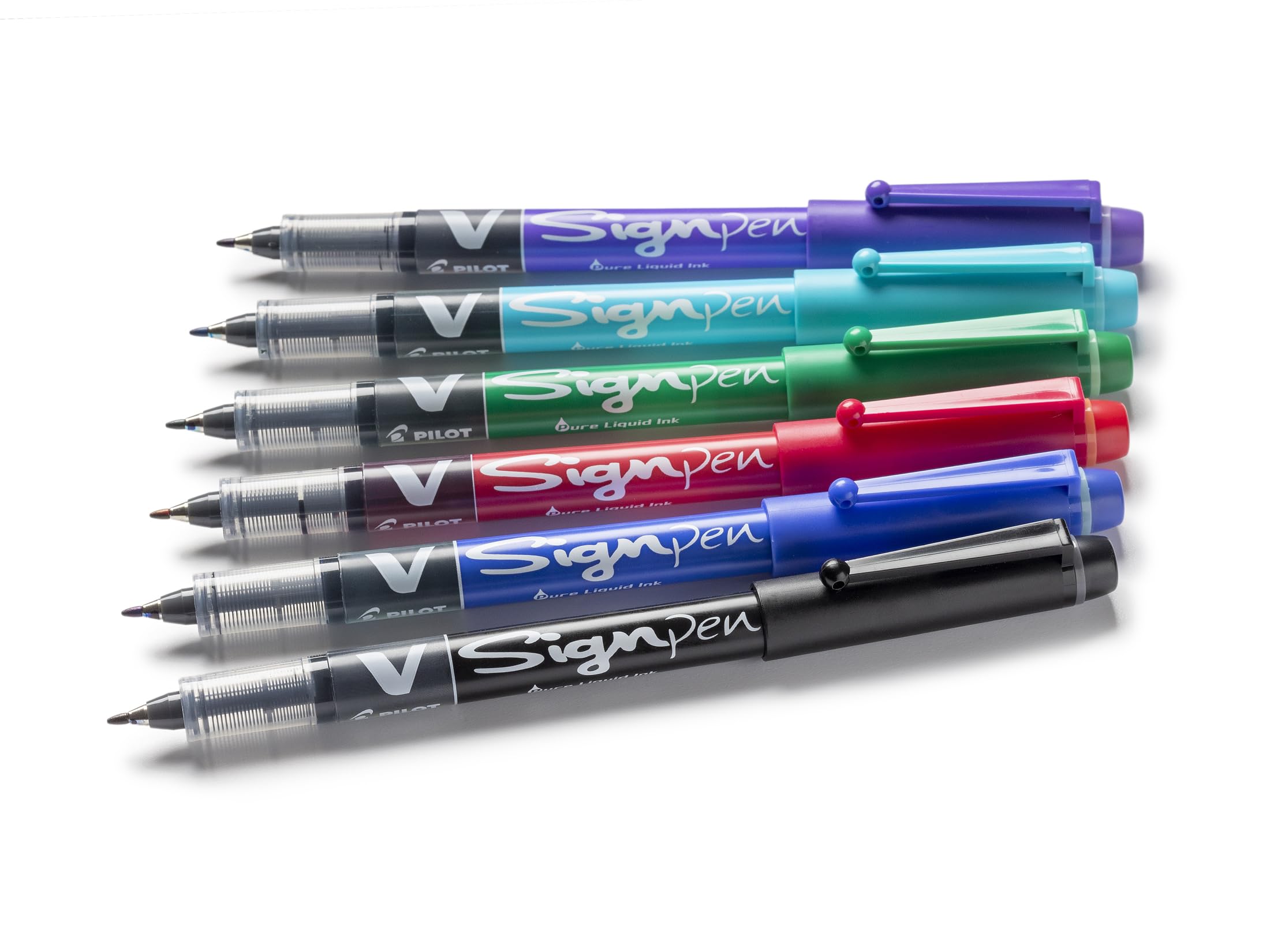 pilot-v-sign-pen-faserschreiber-blau-4er-pack image 4