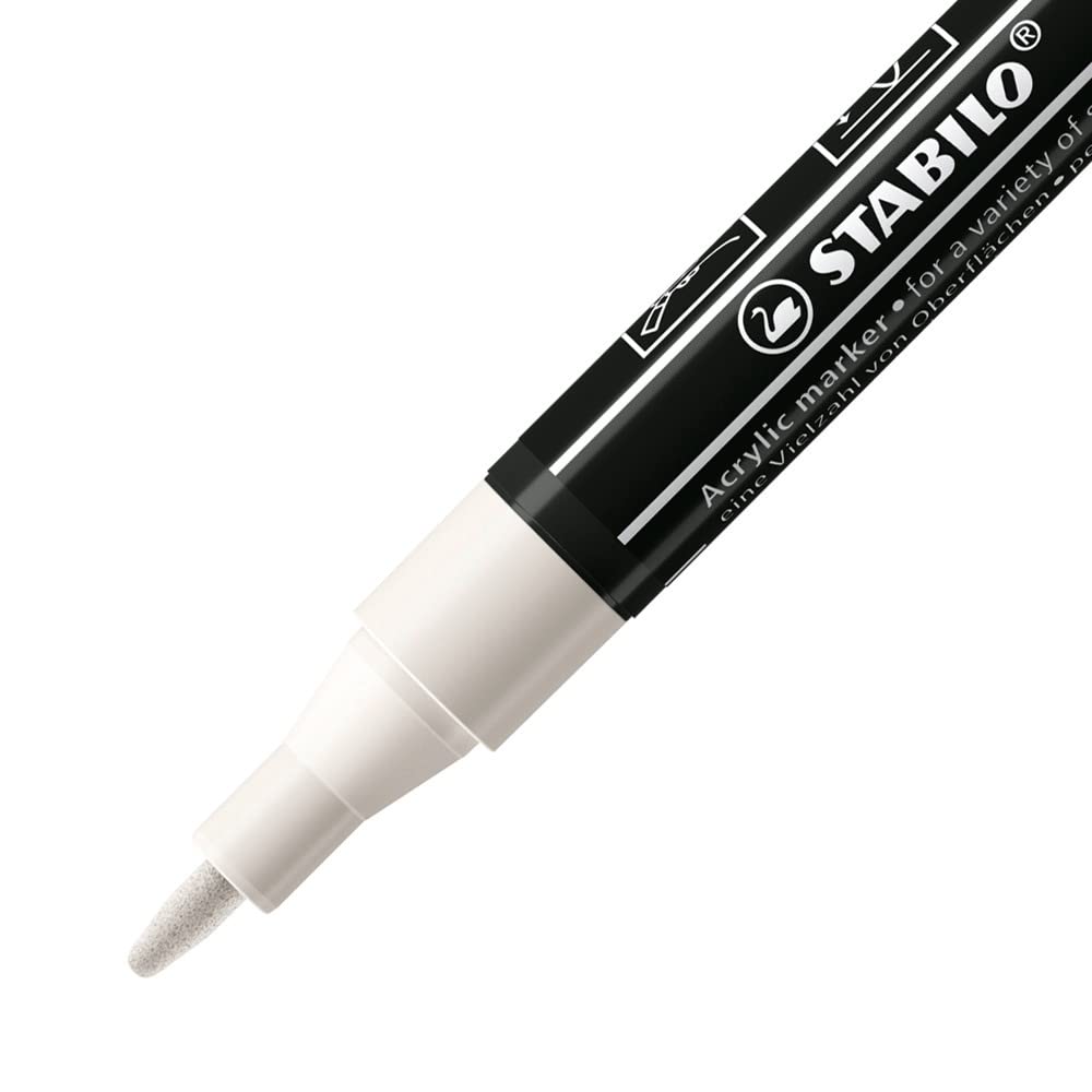 stabilo-free-acrylic-t100-acrylmarker-rundspitze-1-2-mm-wei-einzelstift image 2