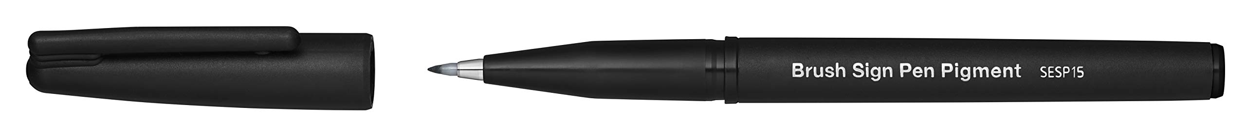 pentel-brush-sign-pen-pigment-sesp15-ax-schwarz-pinsel-fineliner image 3