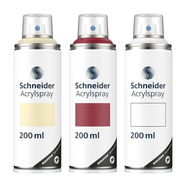 schneider-paint-it-030-supreme-diy-acryllack-3er-set-acryl-spray-3-x-200-ml-oat- image 1